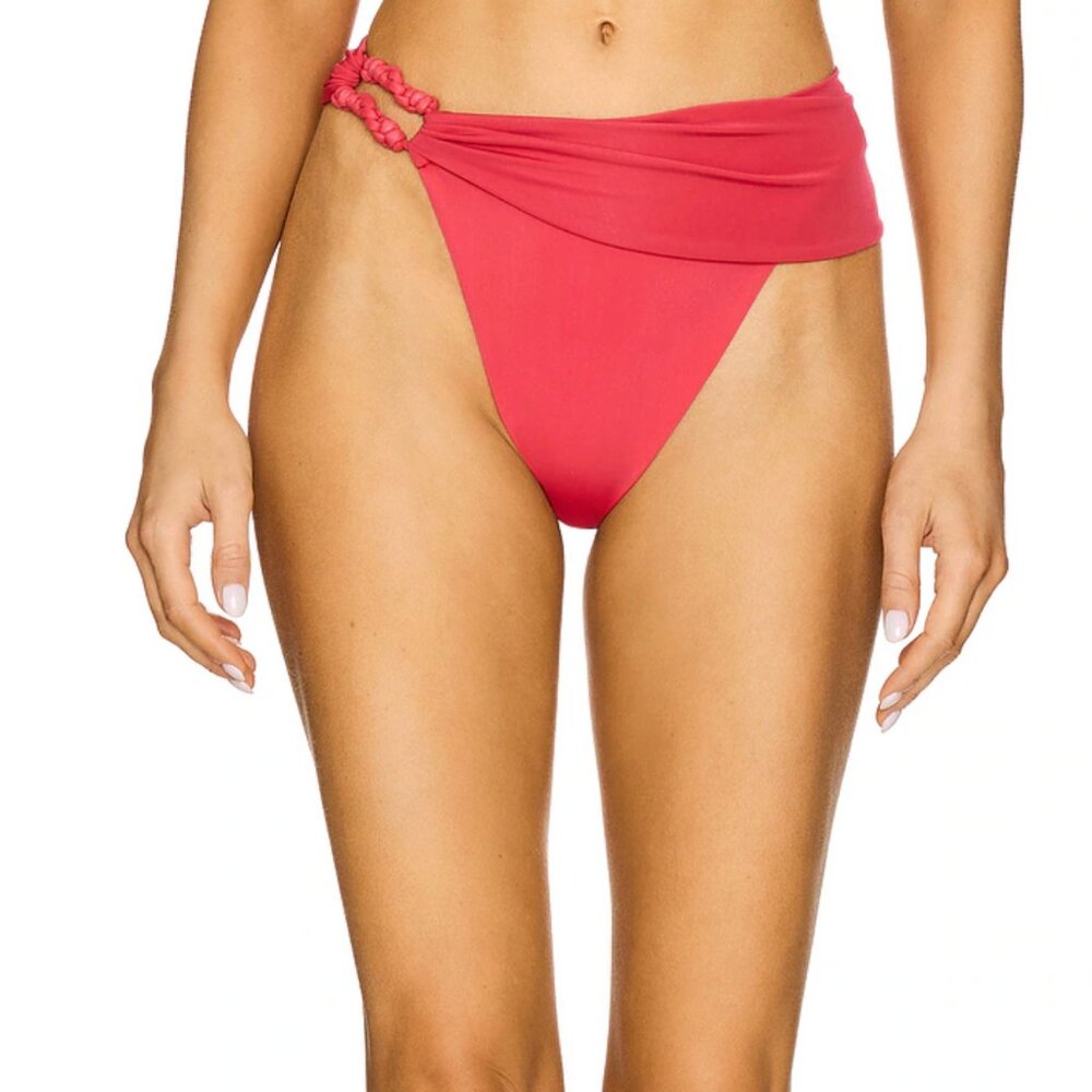 NEW Vix Swimwear Holly Hot Pants Brazilian Bikini Bottoms in Red